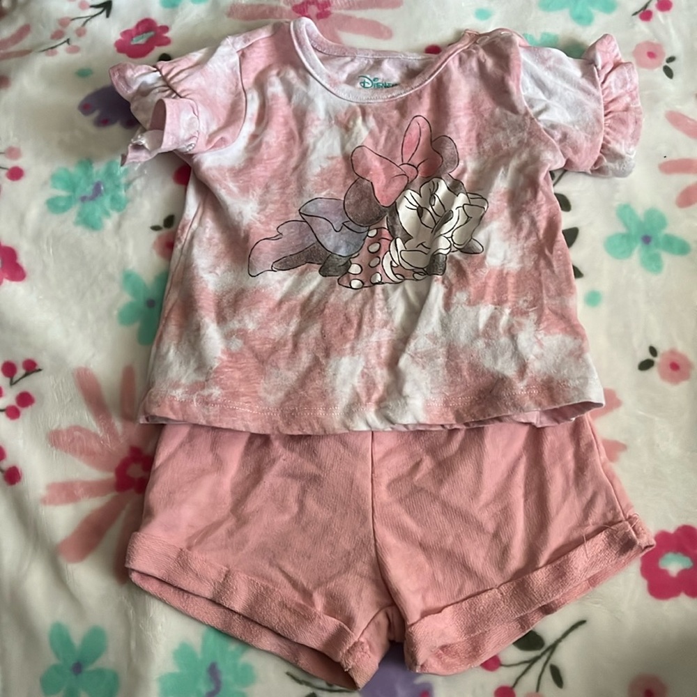 Disney Minnie Mouse set size 18 months